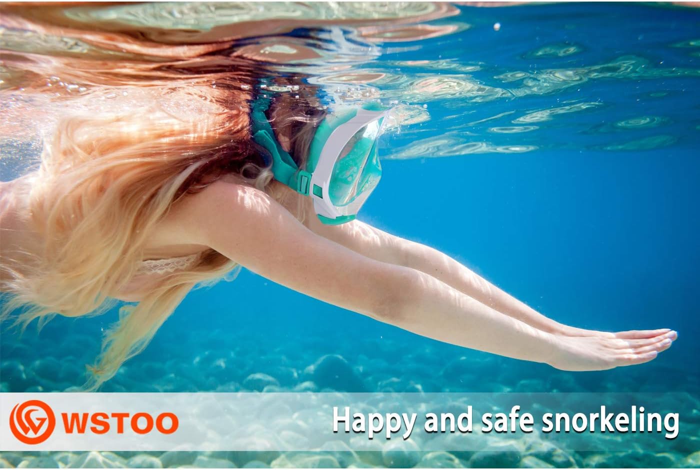 WSTOO Snorkel Mask with Latest Dry Top Breathing System,Fold 180 Degree Panoramic View Full Face Snorkel Mask Anti-Fog Anti-Leak with Camera Mount,Snorkeling Gear for Adults : Sports & Outdoors