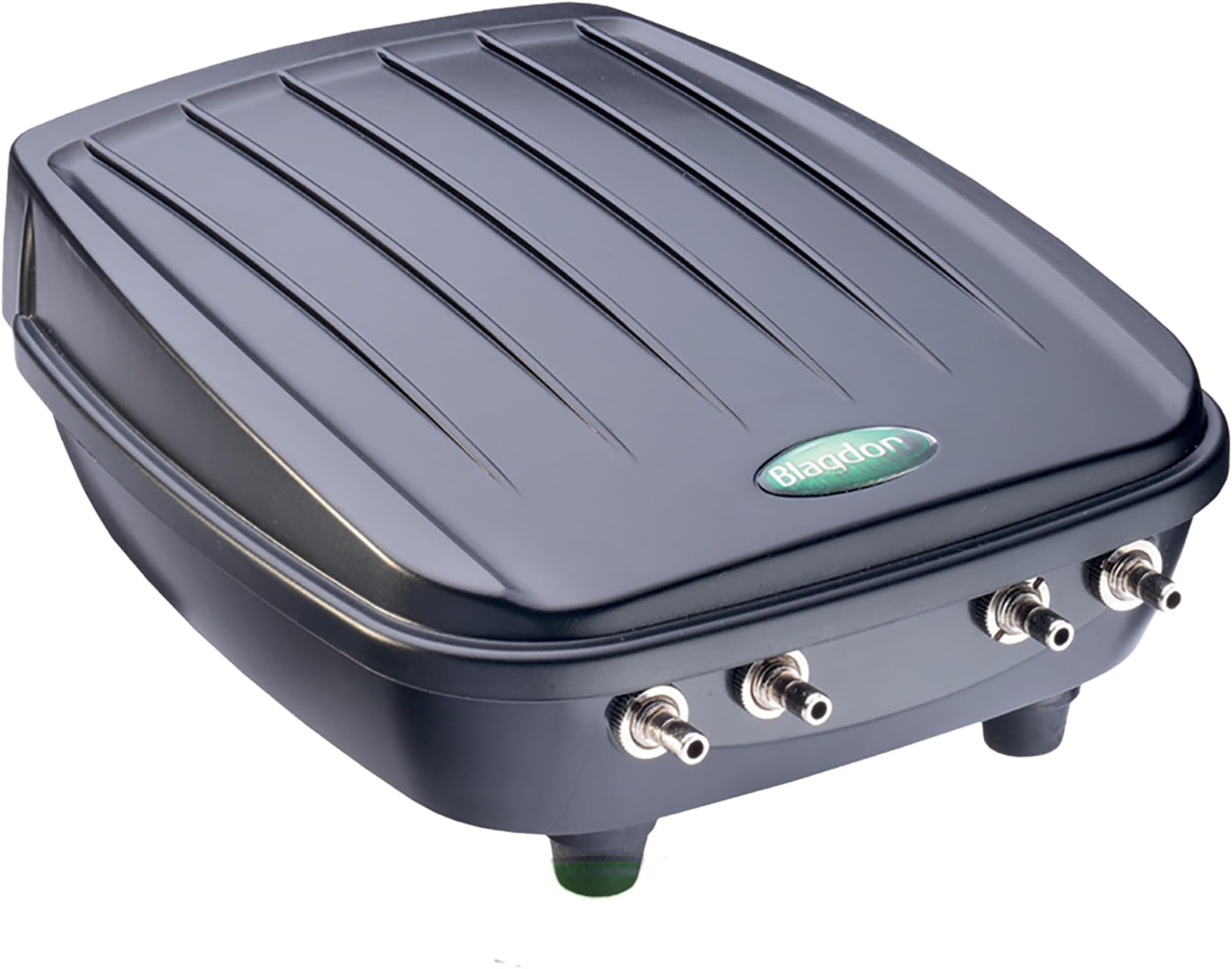 Blagdon Pond Water Oxygenator Kit, 4 Outlet Aeration Air Pump for Medium Ponds up to 4000 litres,Black, blackone