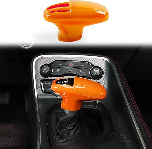 Miniatura 7 de Voodonala Para Challenger Charger ABS Perillas de palanca de cambios para Dodge Challenger 2015-2022 Accesorios de cargador Durango 2018-2022 Azul