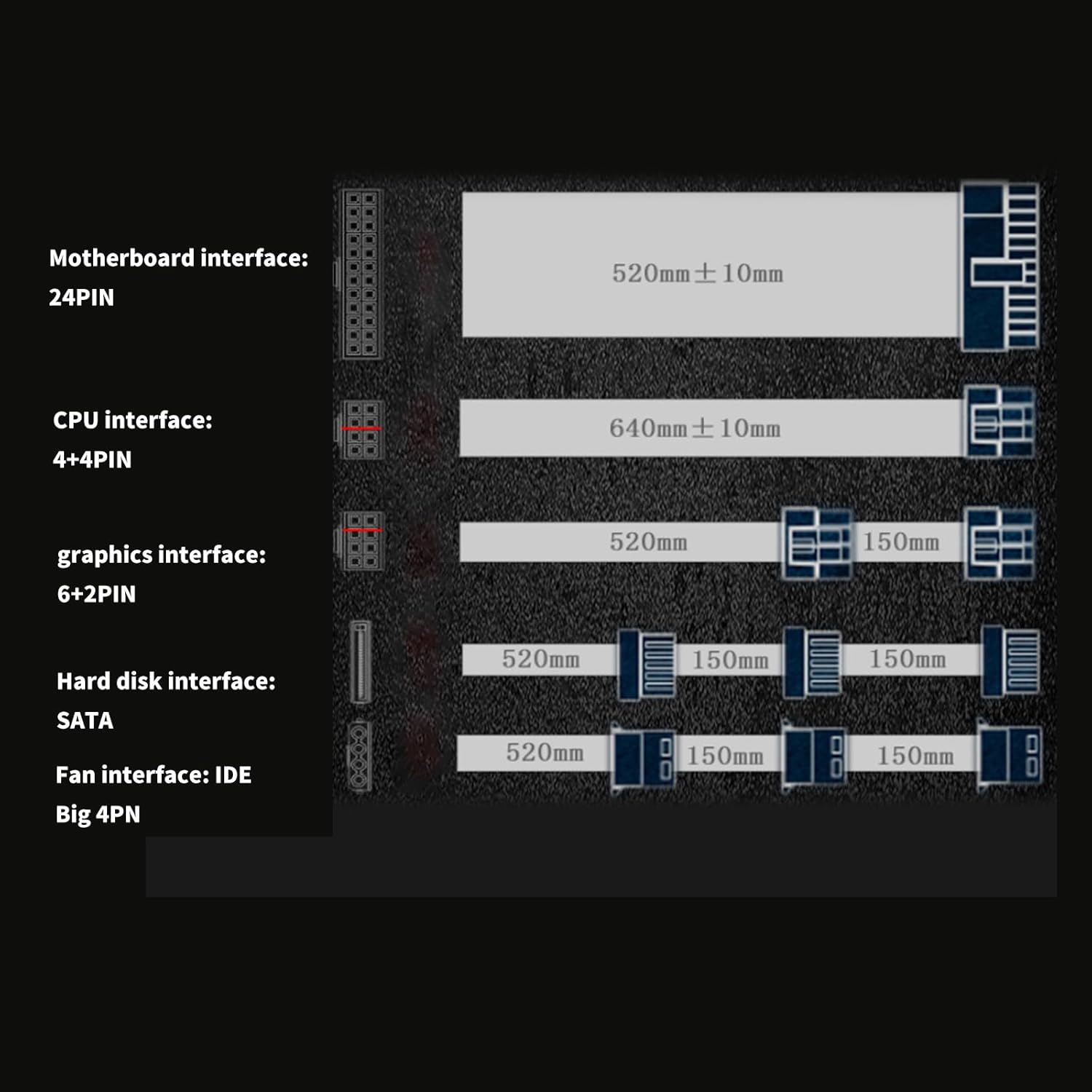 グラフィックカード110-264V 750Wマイニング電源電源PCデスクトップコンピューターアクセサリー静かなファンユニット