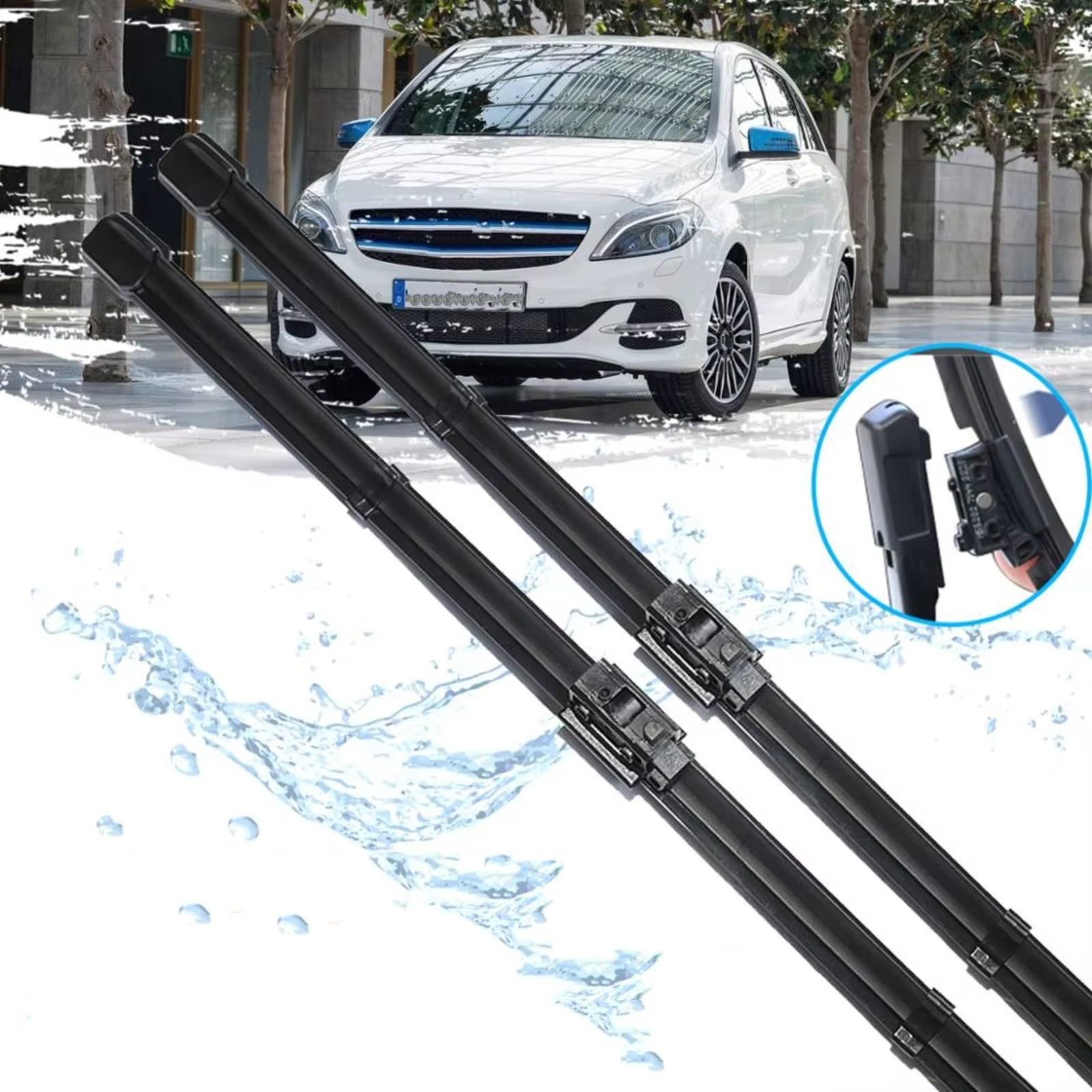 Kit Tergicristallo Compatibile Con Benz Classe B W246 2016~2019 Parabrezza Tergicristalli Accessori Per Auto B160 B180 B200 Tergicristalli Anteriori