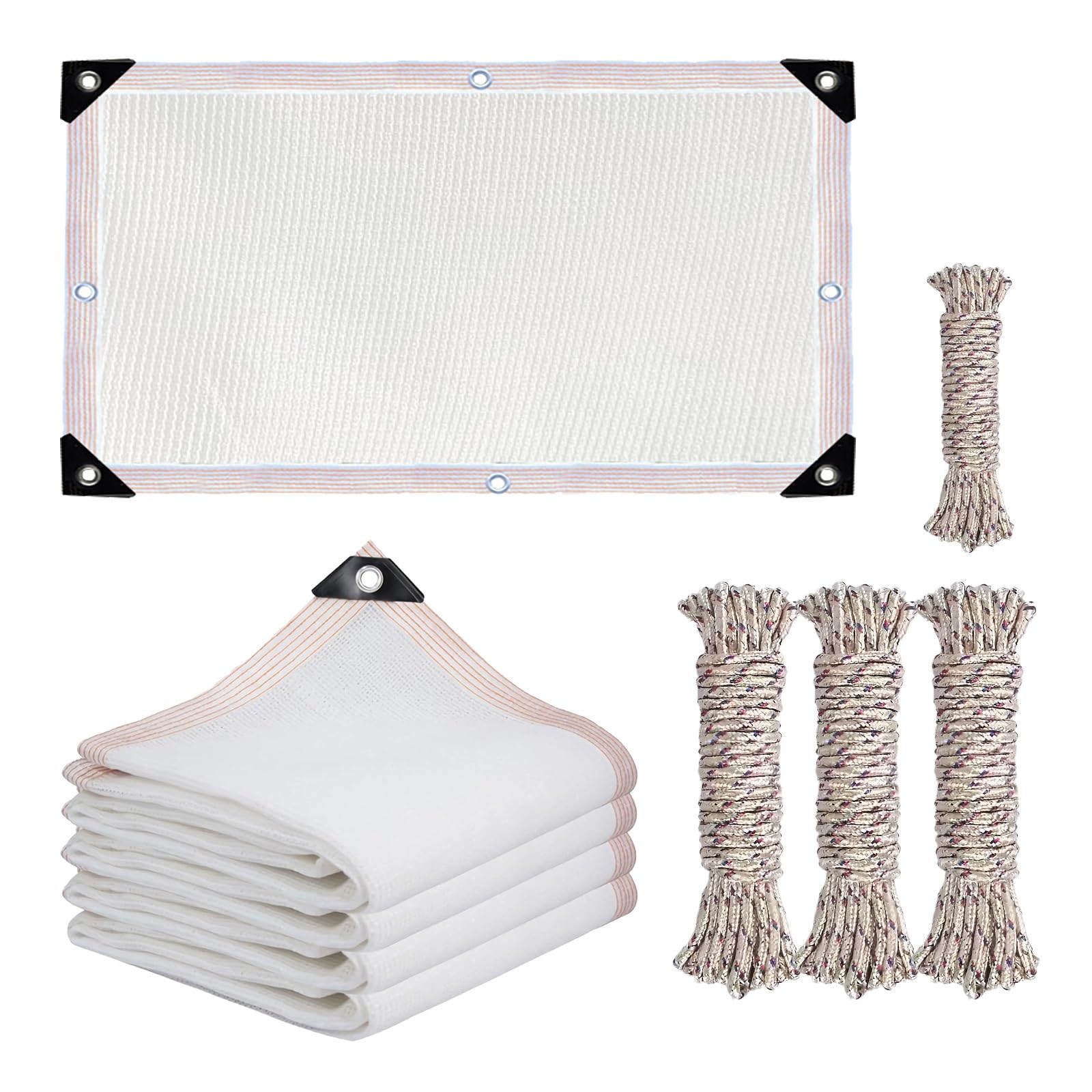 Voile d'ombrage blanc pour terrasse : votre salon de jardin frais