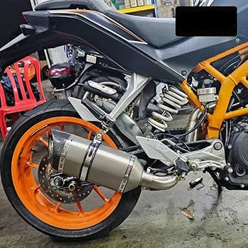 Amazon.co.jp: FIRECARP バイクマフラー, スリップオンサイレンサー
