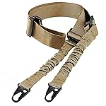 Bengor Two Point Traditional Sling with Adjustable Extra Long Metal Hook Rifle Sling
