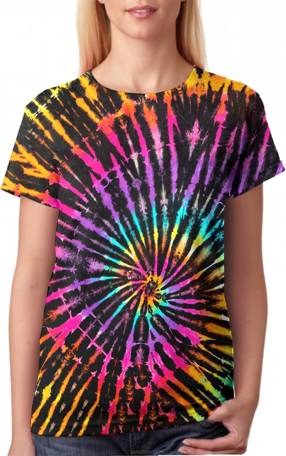 Linnhoy Men's Women's Shirts Unisex 3D Graphic Print Fashion T-Shirts for Adults Teens Novelty Casual Tee Tops Size S-XXL - Image 4