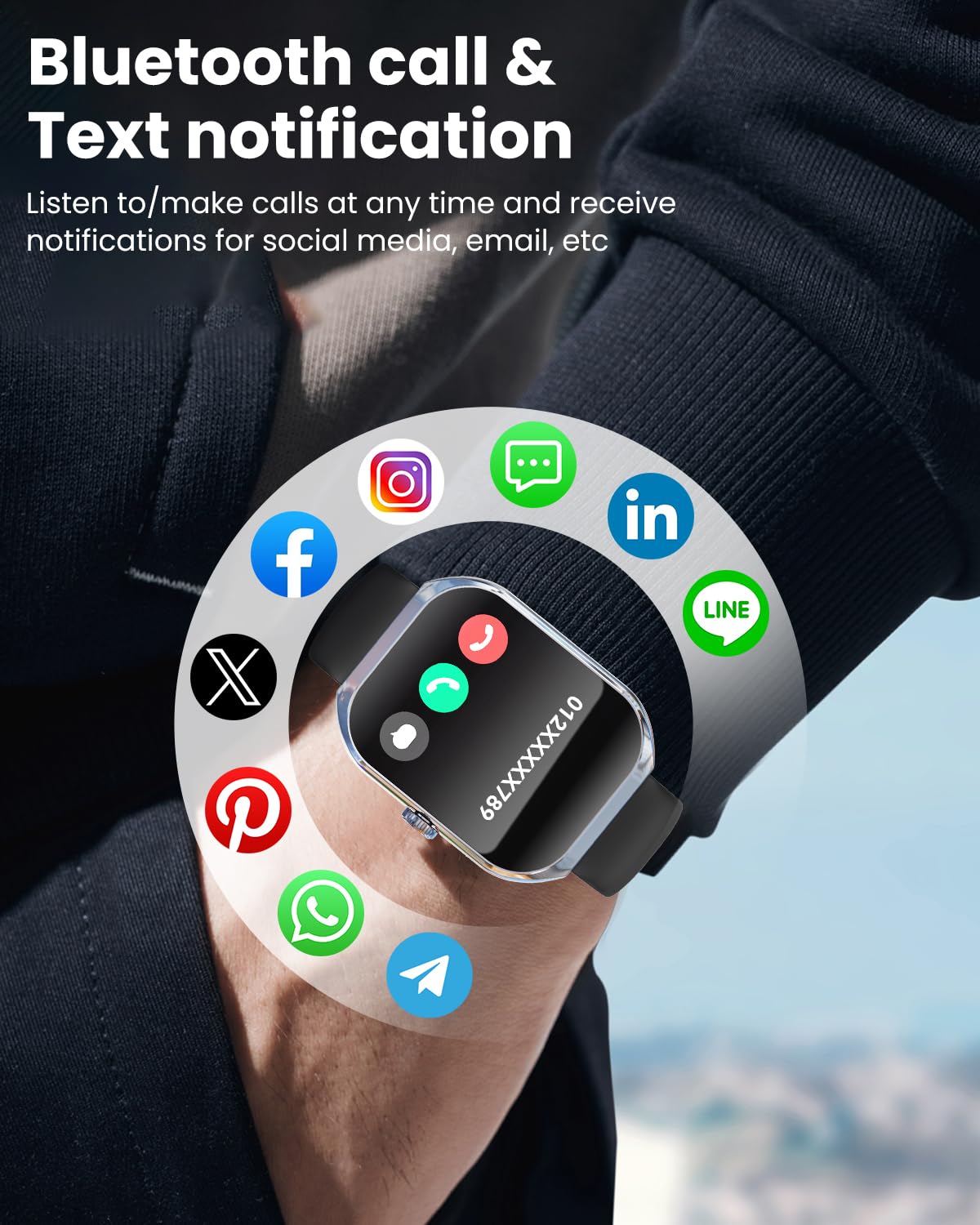 Amazon.com: Karchilor Smart Watch for Men Women - 2.01