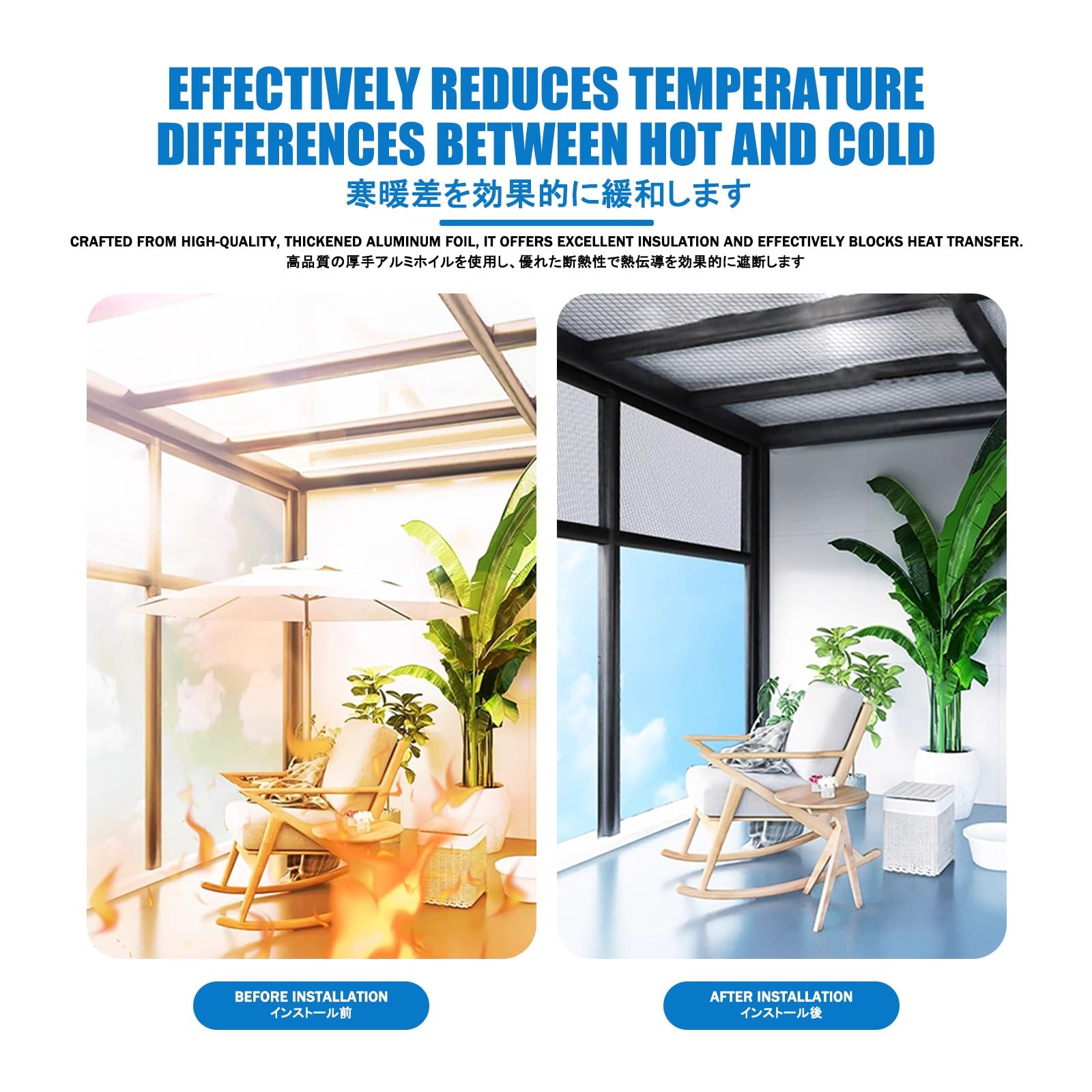 Selbstklebende HeizköRper Reflexionsfolie，Isolierfolie DäMmfolie，Kann Auf Jede Beliebige LäNge Zugeschnitten Werden, Geeignet FüR Fenster, BöDen, Autos.(200CM/78.7IN,3CM/1.18IN)