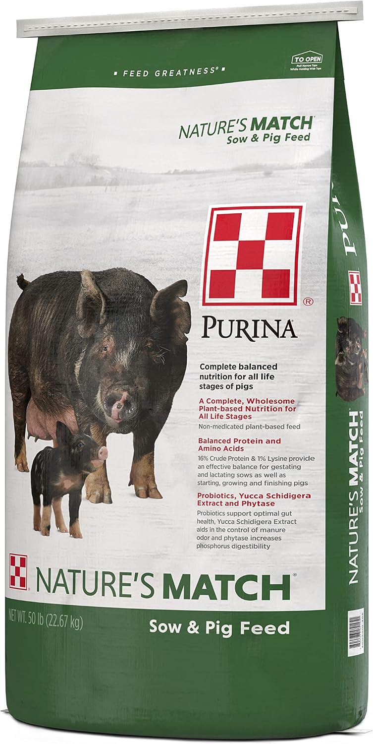 Purina Animal Nutrition Nature s Match Sow Pig Complete Feed