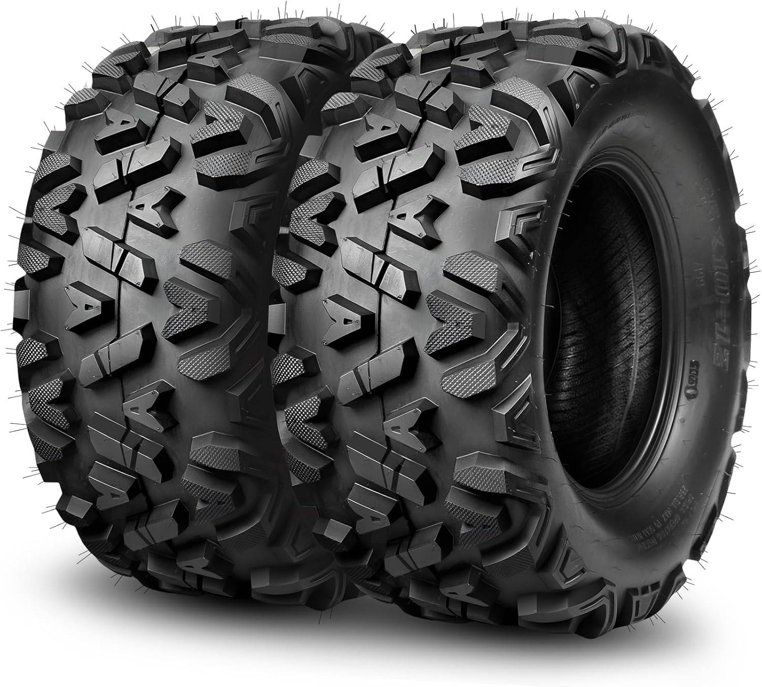 TRIPOWER 25x10-12 ATV UTV tires 6PR tubeless 2-pack