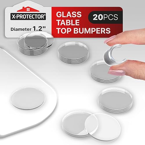 Miniatura 41 de X-Protector Parachoques para puerta de gabinete, 100 unidades, parachoques transparentes de silicona de 1/2 pulgada, parachoques ideales