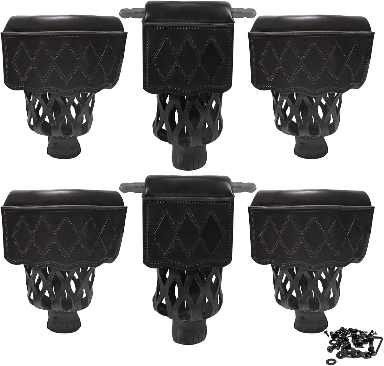 Ashata Poches de table de billard 6 Pcs / Set Kit de Table de Billard