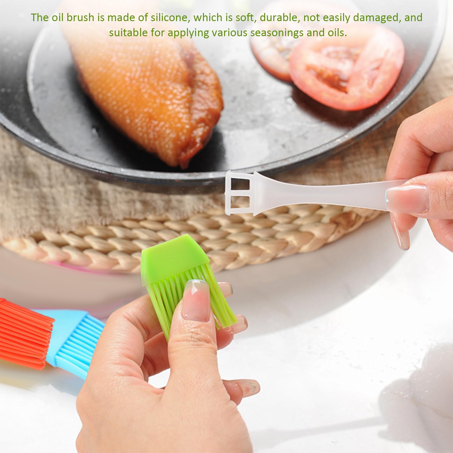 HOTEC Pinze da Cucina in Acciaio INOX,Pinze da Barbecue,Pinza Spaghetti