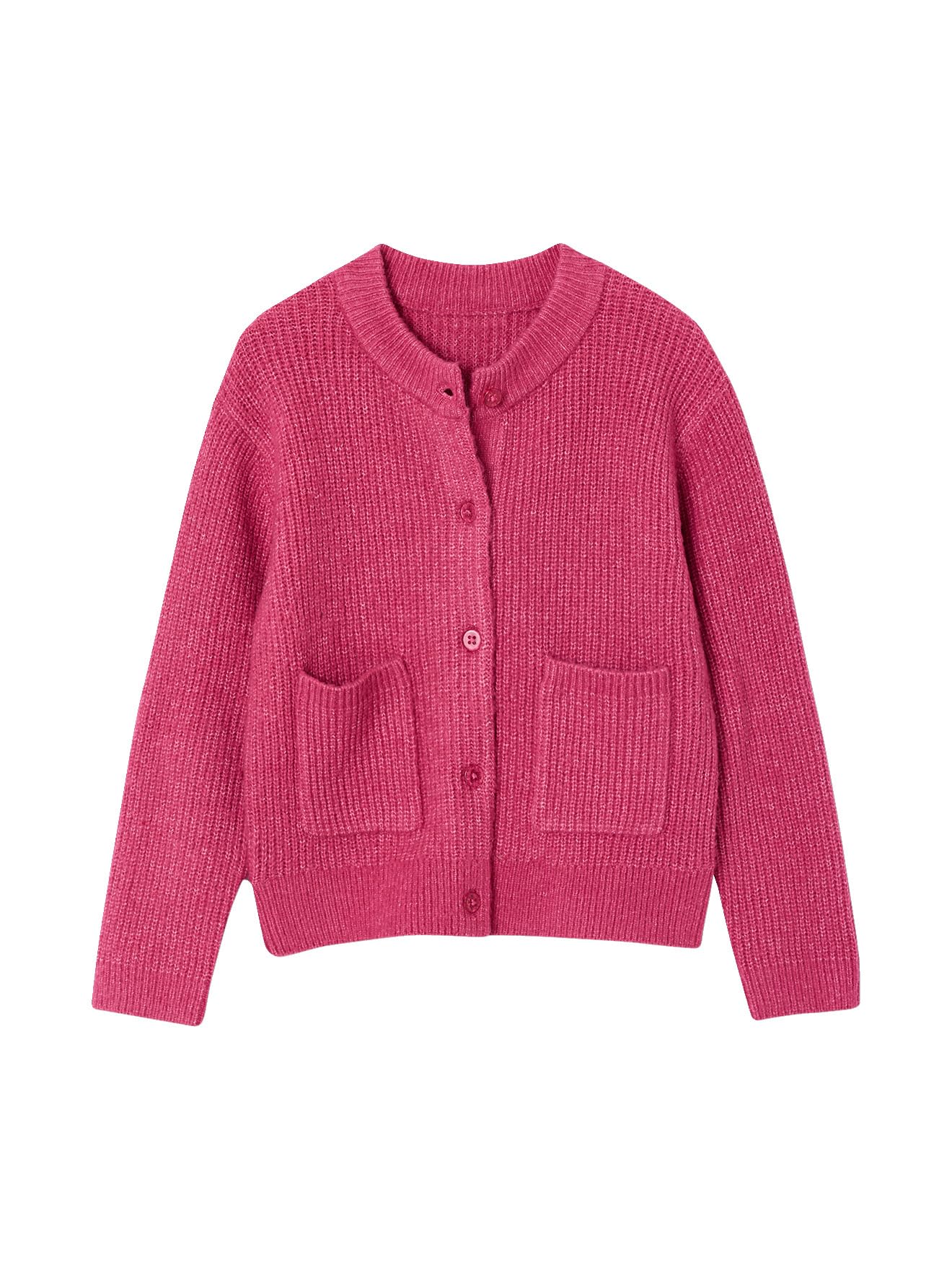 VERTBAUDET Gilet Fille Maille Fine mousseuse Pivoine 5A