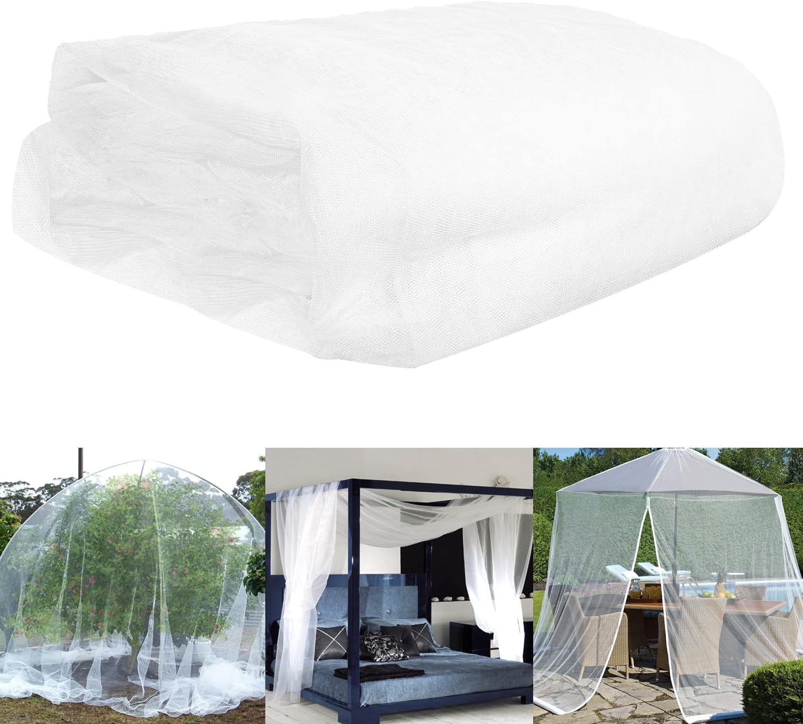 Mosquito Netting, 10x13Ft Garden Mesh Netting, Bug Insect