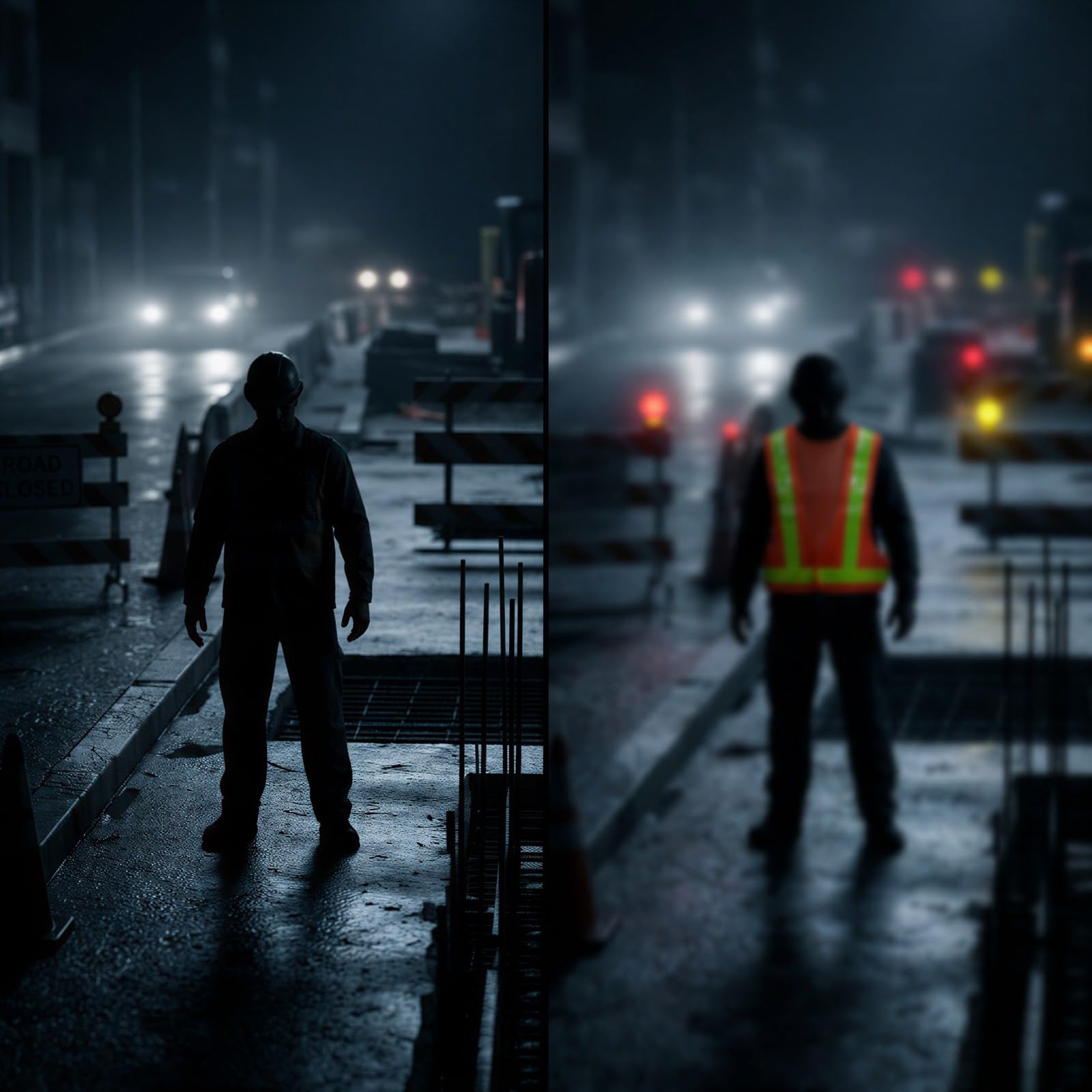 LED-Sicherheitsweste, reflektierende Warnweste mit Leuchtlichtern, verstellbare Mesh-Verkehrsweste mit Kristallgitterstreifen, V-Ausschnitt, für Nachtarbeit, Straßenbau und Baustellen