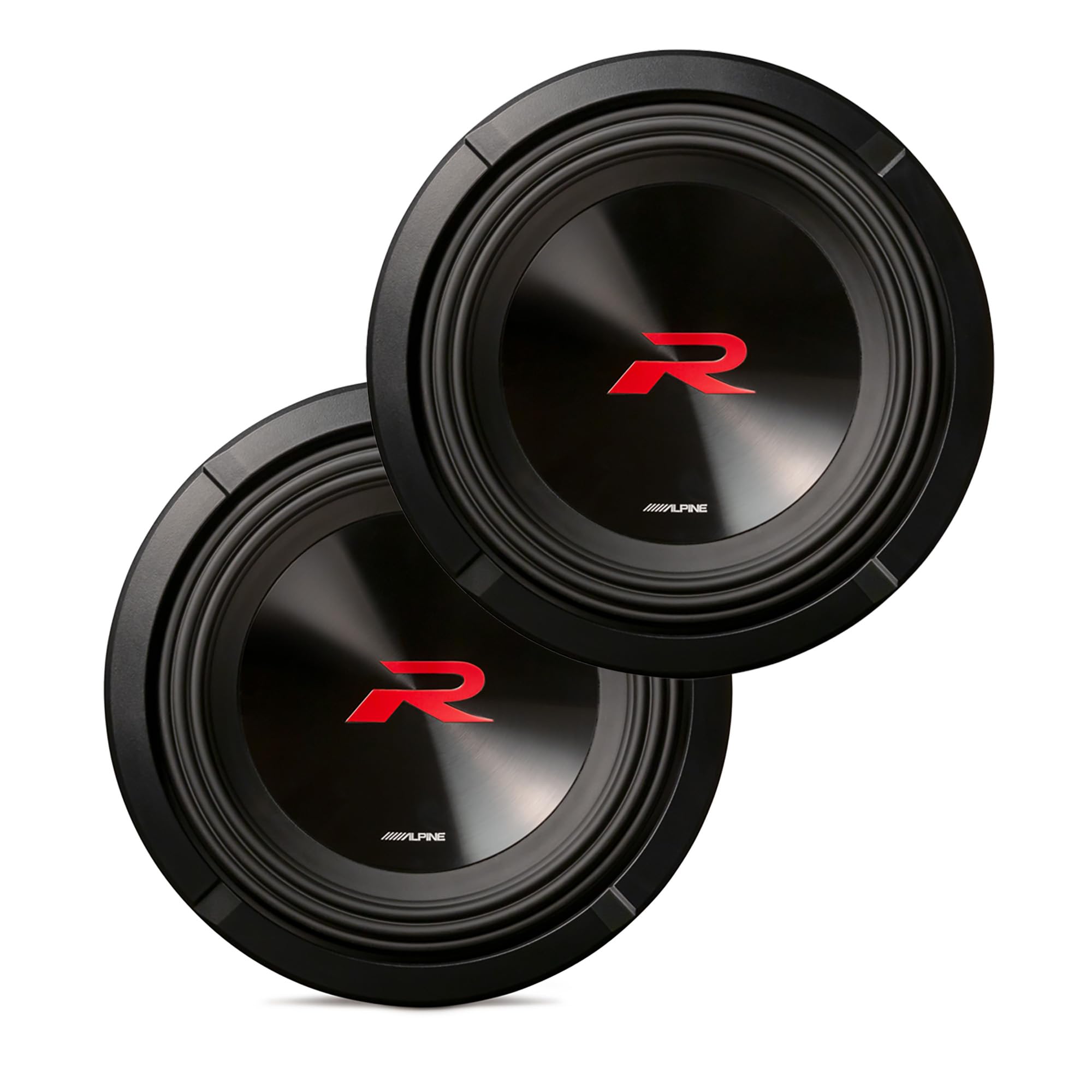 Alpine 2X R2-W8D4, R Series 8" Dual 4 Ohm Voice Coil Subwoofers - Pair