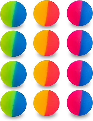 Rubber Ball for Kids - ICY Bounce Balls - Large Hi-Bounce Balls 45 mm - Super Party Favours Vending Machine Toys Refills