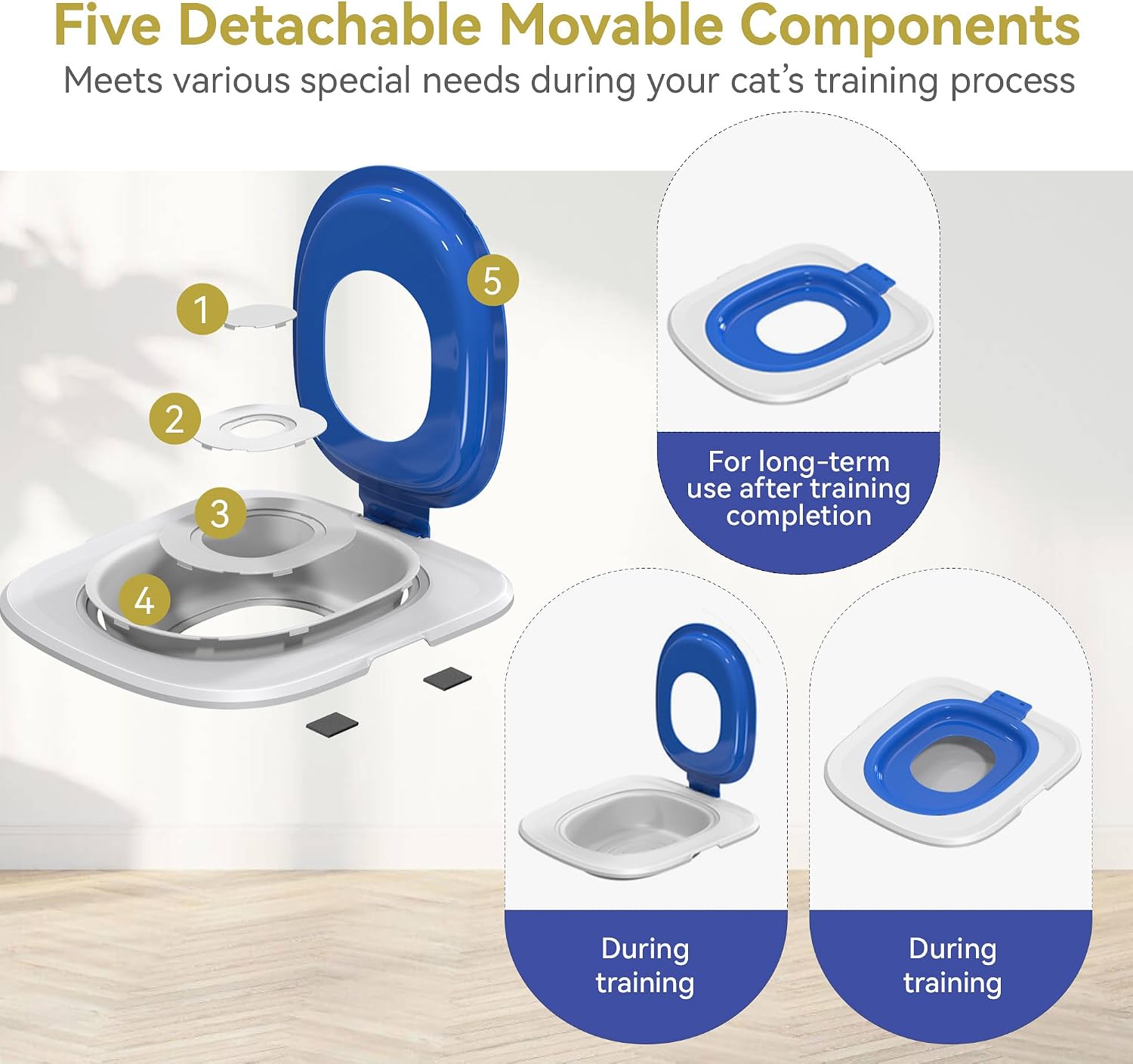 Cat Toilet Trainer Kit | Cat Potty Training Kit | Toilet Training for Cats & Cat Box