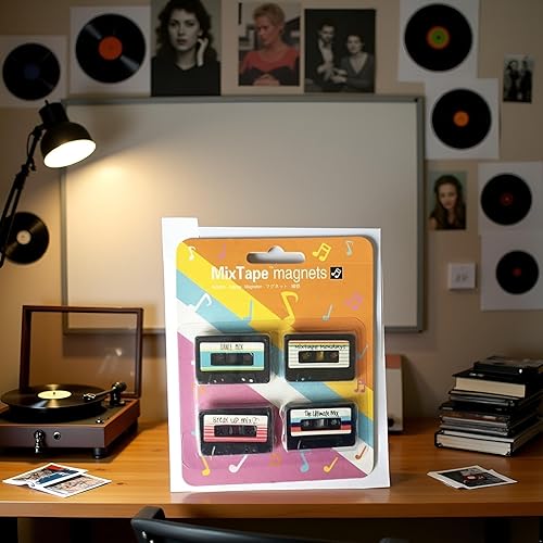 Miniatura 5 de 4 imanes de vinilo para nevera, música, para refrigerador, decoración de calcomanías magnéticas fuertes para manualidades, cocina, oficina, pizarra