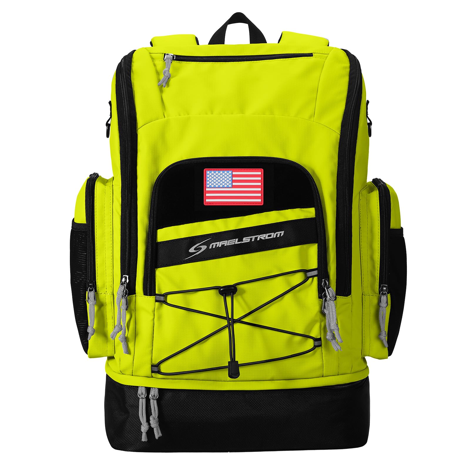 Maelstrom Swim Backpack,35L Swimming bag with Separate Shoes Compartment,Swim Gear Bag,Athlete Gym Rucksack for Men and Women