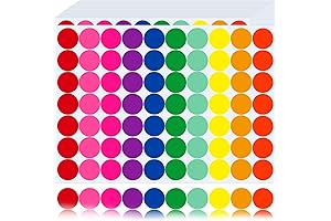 700 PCS 10 Colors 3/4 Inch Dot Stickers for Color Coding