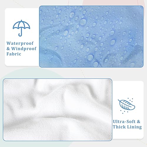 Miniatura 3 de Funda de asiento de automóvil para bebé, invierno, impermeable, para recién nacida, resistente al viento, funda de asiento de automóvil para bebé,