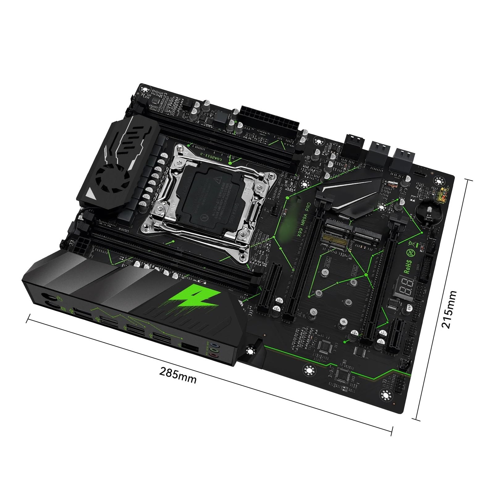 Placa Base Fit For Machinist X99 MR9A Pro Supporto scheda Madre