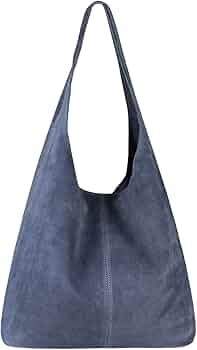 Borsa Scamosciata Donna Aucuu - Vintage, Tracolla, Grande Capacità, Per Lavoro E Viaggio - Foto 6