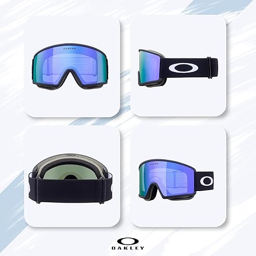 Miniatura 2 de OAKLEY Target Line - Gafas de esquí medianas y grandes para hombres y mujeres, OO7120, OO7121 + paquete con kit de gafas de accesorios