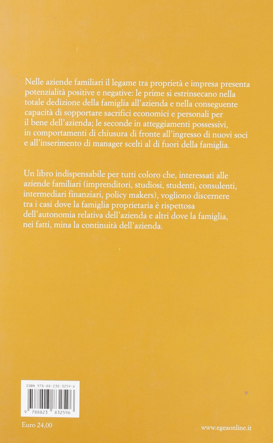 Le aziende familiari. Strategie per il lungo periodo