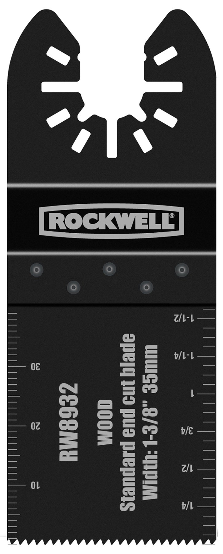 Rockwell Sonicrafter Carbide End Cut Blade 2-Pack - 1-3/8\" For Metal, Tile & Hard Materials