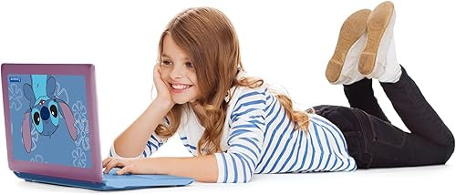 Miniatura 4 de Lexibook, Disney Stitch, portátil bilingüe y educativo españolinglés, juguete para niños, 170 actividades para aprender, jugar juegos y música,