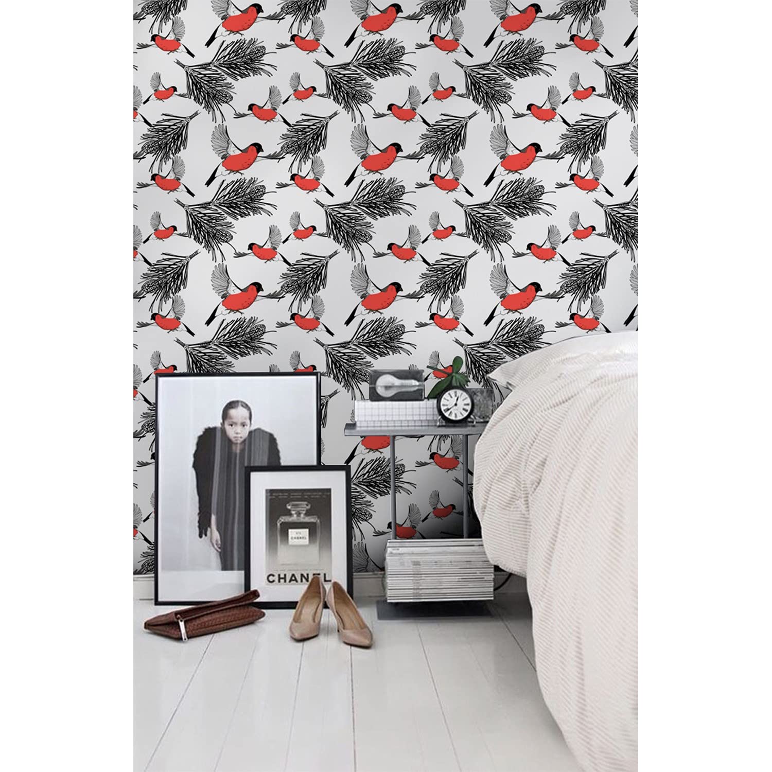Papier Peint Arbre de Bullinches Coloray 312x219cm en Latex pour Salon et Cuisine