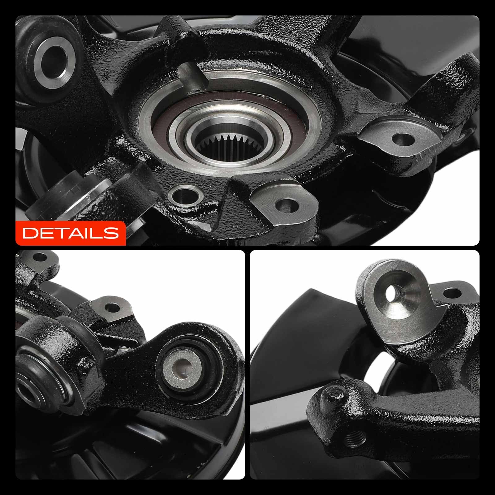 Frankberg Achsschenkel komplett Hinten Links Kompatibel mit 1er E81 1er E81 E87 E88 1er E88 E82 3er E90 3er E90 E93 E92 3er Touring E91 Replace# 33416760058