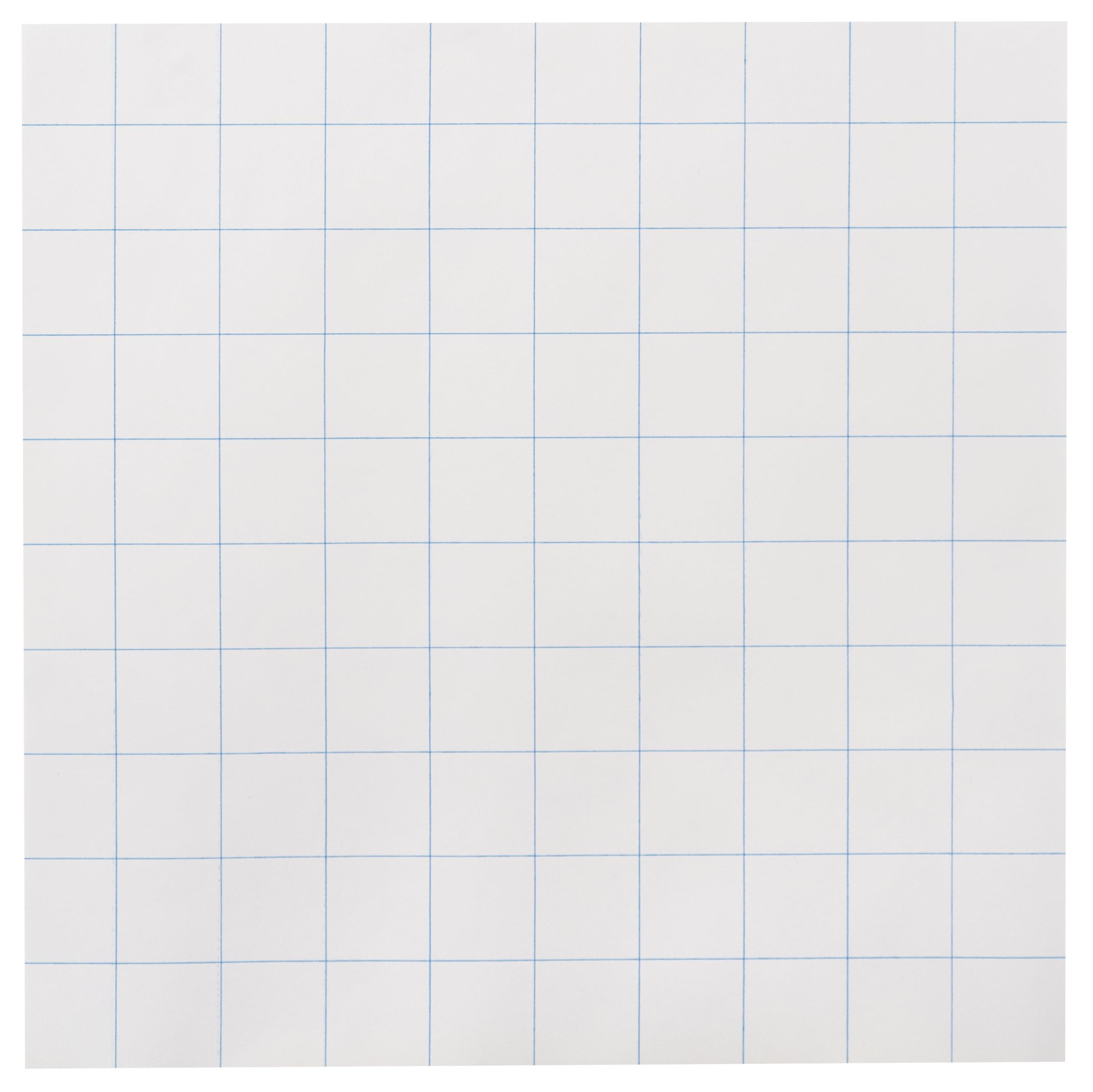 School Smart Three Hole Punched Graph Paper with 1 inch Rule - 10 
