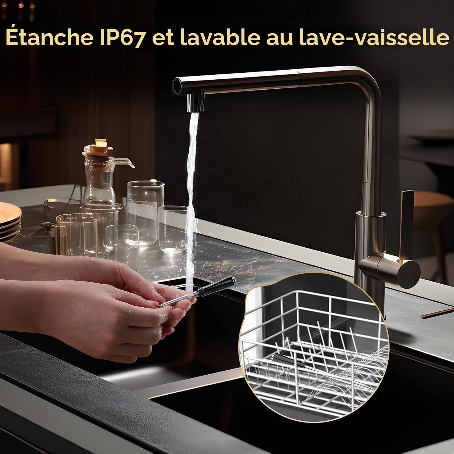 Inkbird INT-11P-B Thermomètre à viande sans fil