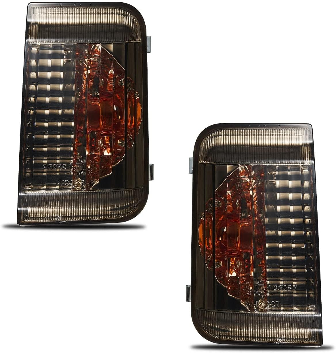 WESIGAO Blinker Turn Signal Light for Dodge Ram ProMaster 1500 2500 3500 [2014 2015 2016 2017 2018 2019 2020 2021] Mirror Indicator Light, NO Bulbs (Smoke Lens)