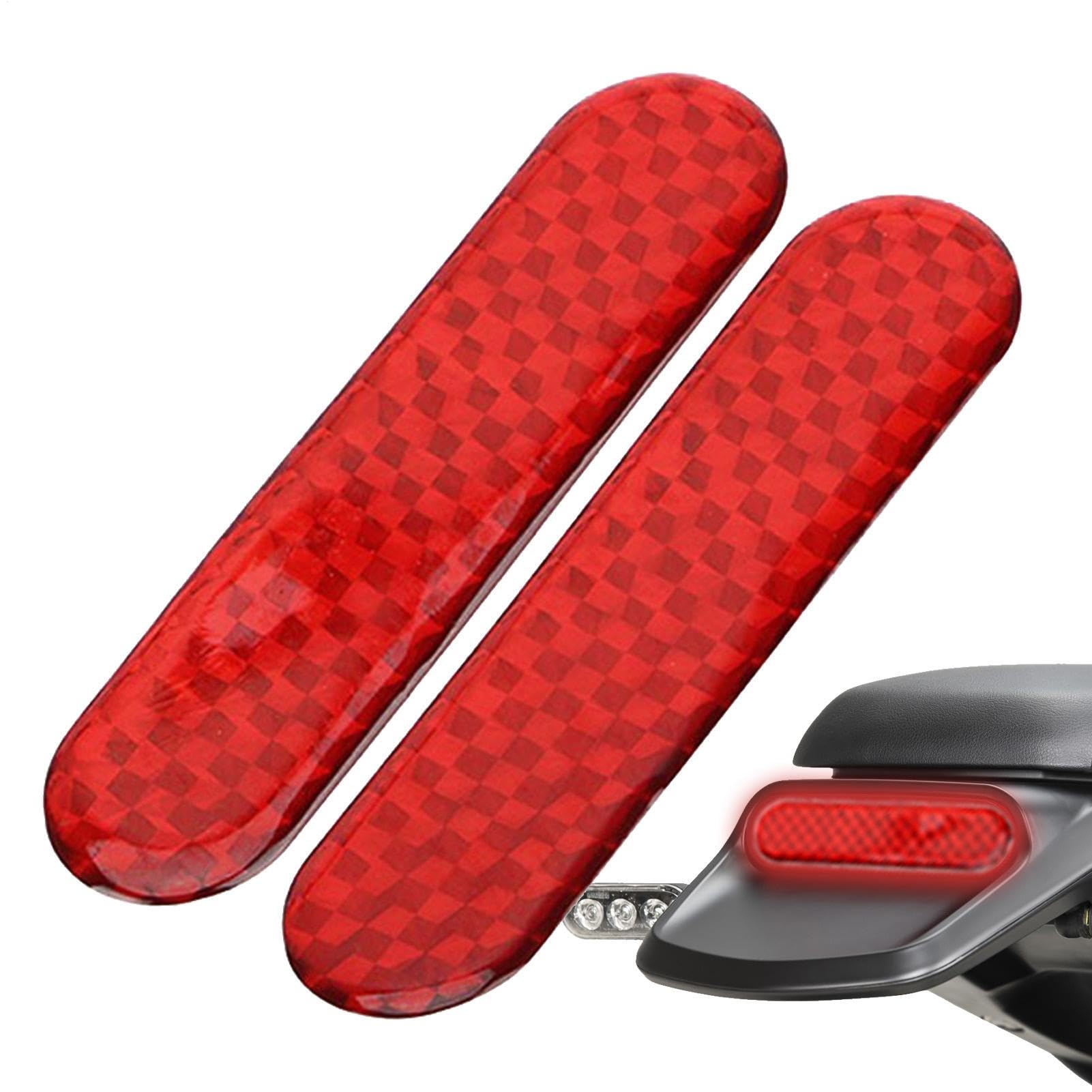 Warning Reflective Stickers,Night Light Warning Label Sticker - Multi-Purpose Reflector for Cars, SUVs, Motorcycles, Trucks, RVs, and Bicycles