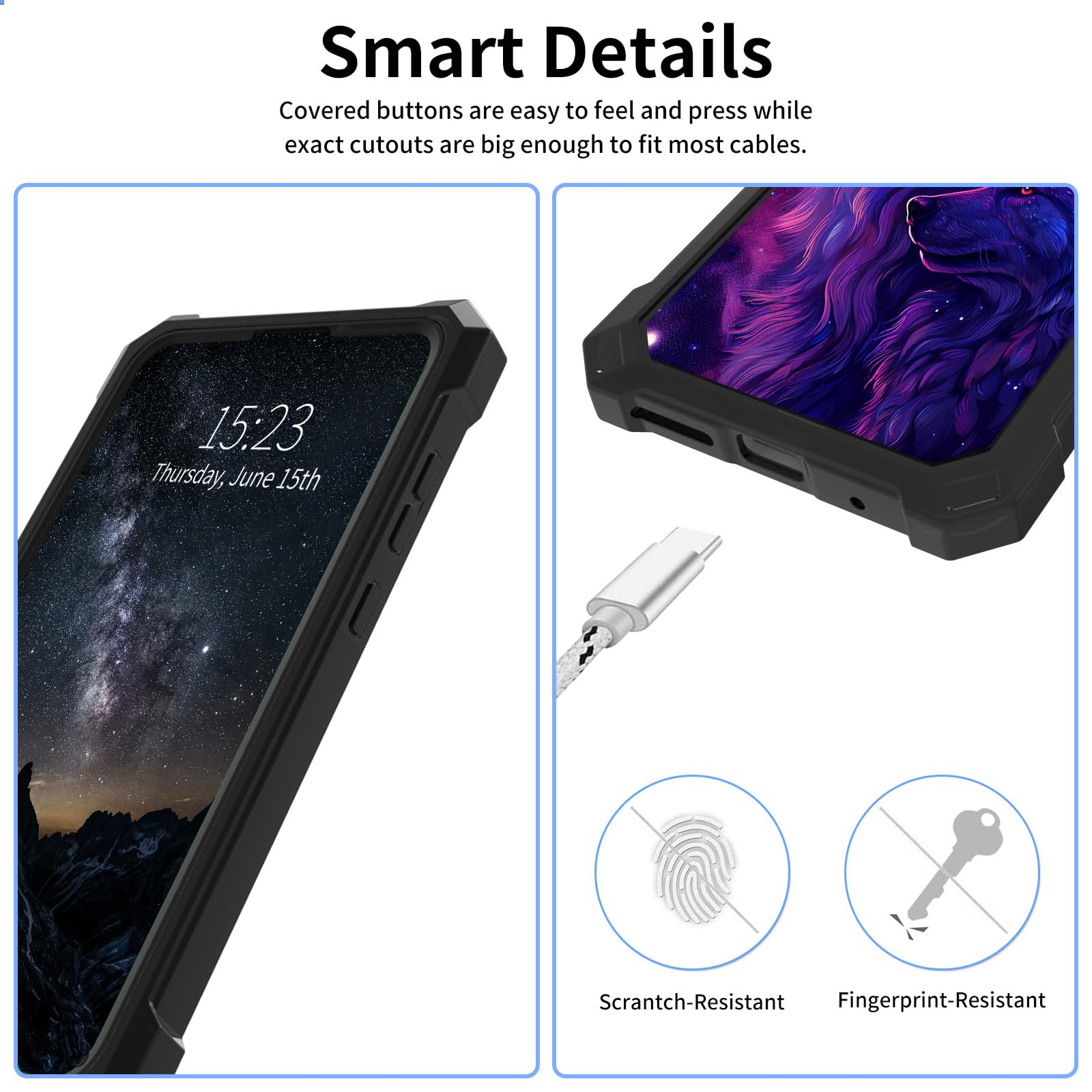 Per Custodia BLU View 5, BLU View 5 B160V Angoli Di Protezione - Foto 13