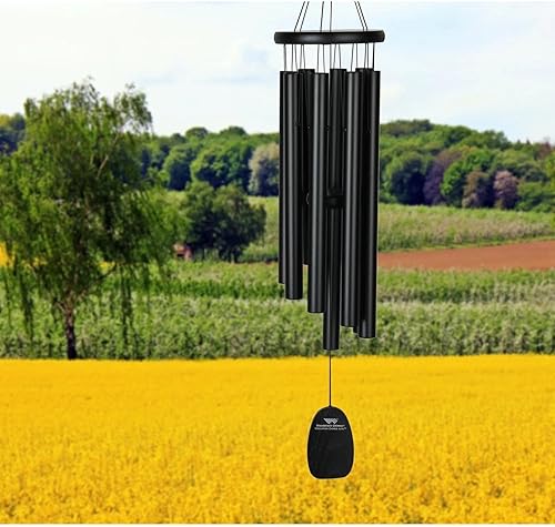 Miniatura 9 de Woodstock - Campanillas de viento para decoración de jardín al aire libre, decoración de patio al aire libre, 56 pulgadas, inspiradora y
