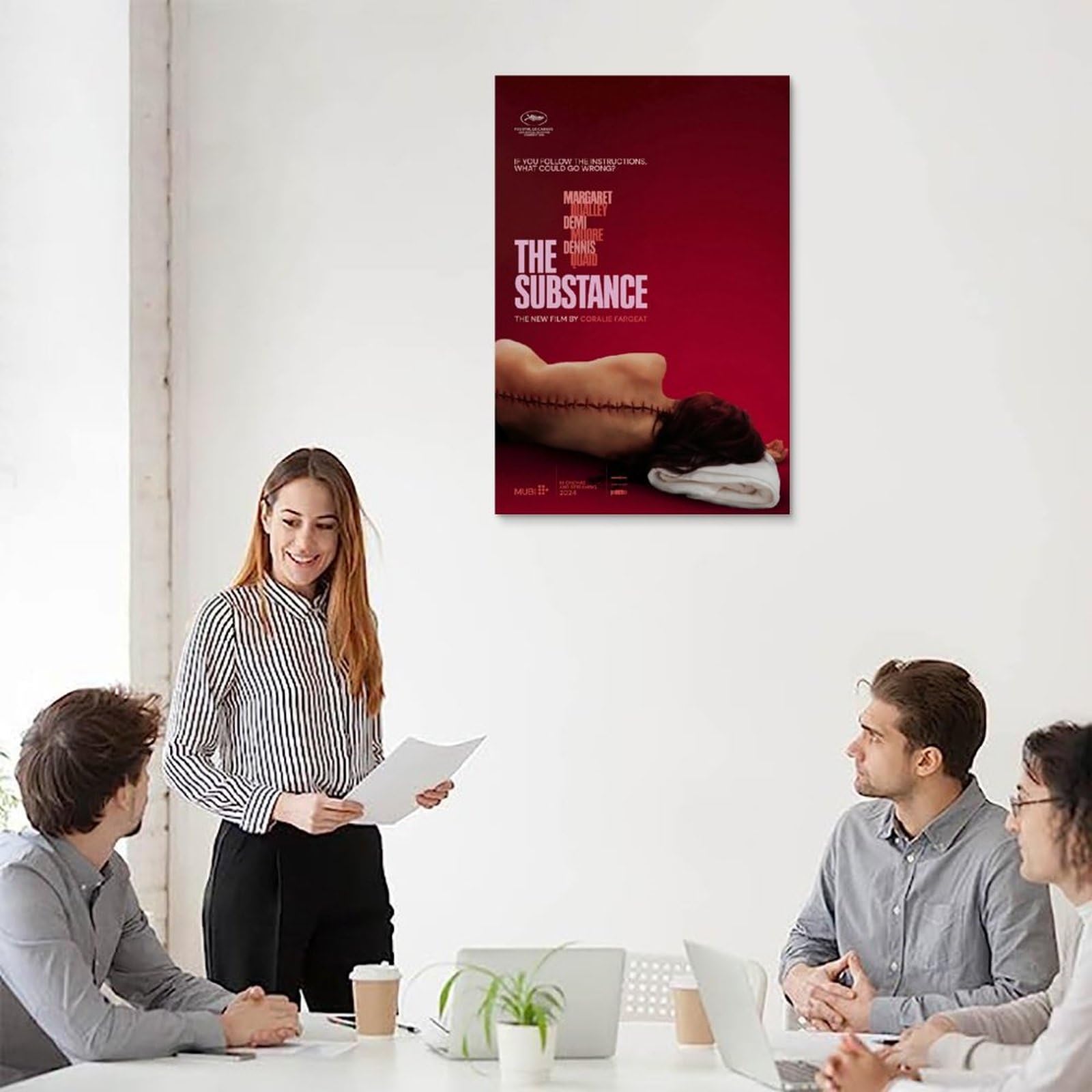 XIAOBO Poster D'art Pour Salon De Beauté, Spa Et Massage Sur Toile, Décoration Murale Pour Salon, Chambre à Coucher, Style Cadre, 90 X 60 Cm