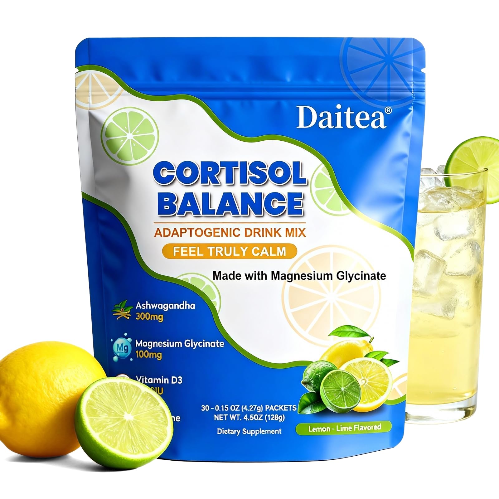 low cortisolです Amazon.com: Daitea Cortisol Calm Drink Mix with Magnesium