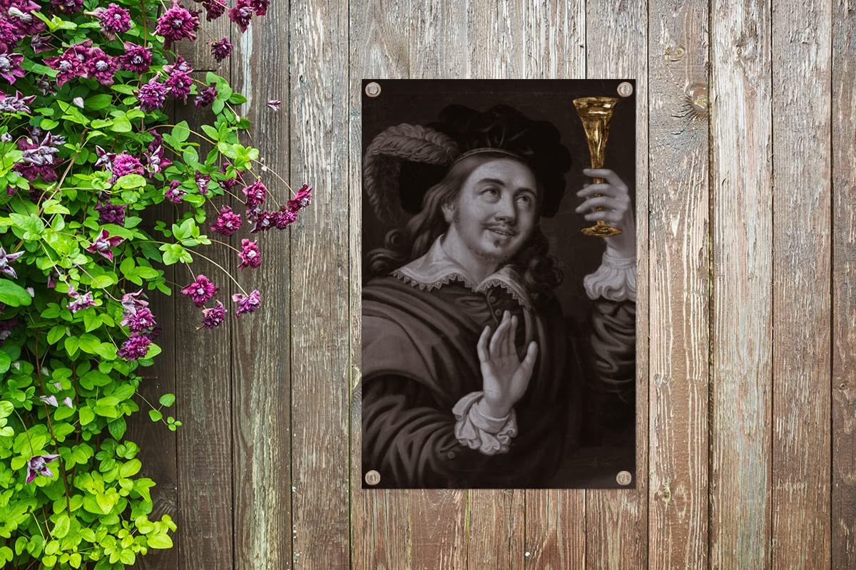 Outdoor-Poster „The Gust“ Von Willem Van De Velde – 40x60 Cm, Wetterfest & UV-beständig Für Garten & Balkon