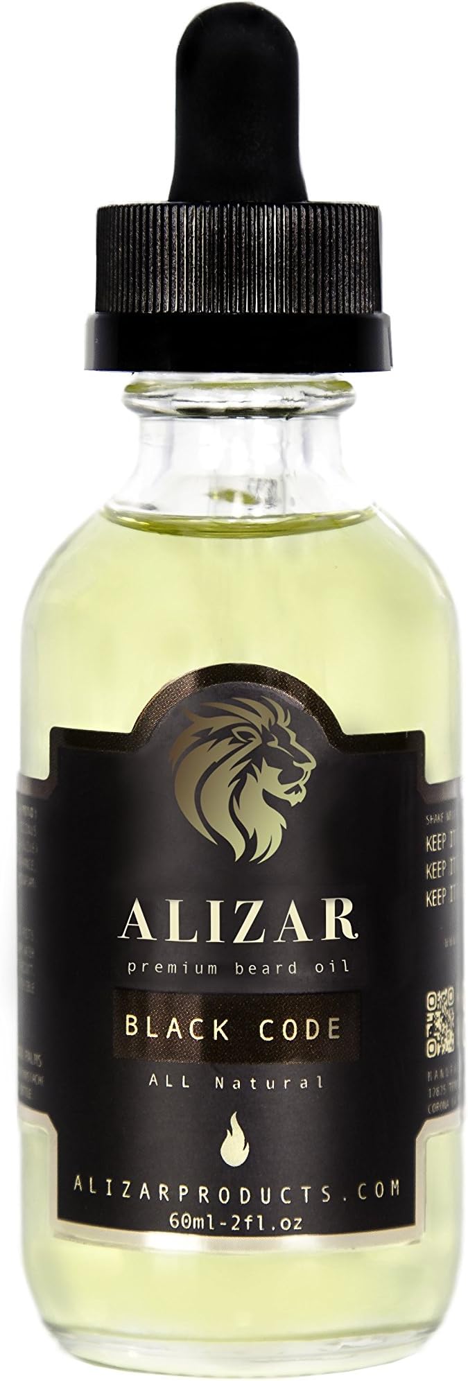 Alizar Black Code Beard Oil 2 oz