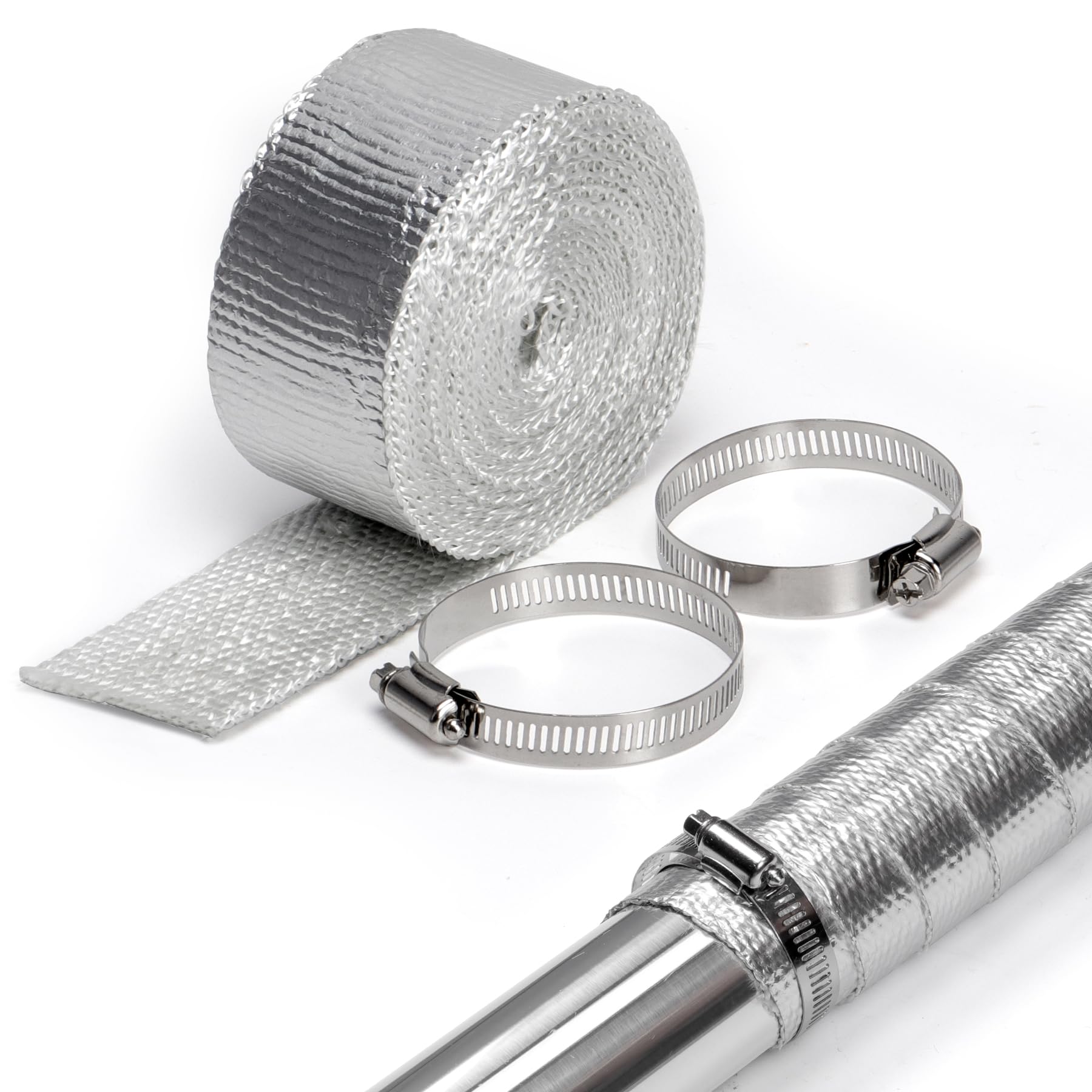 Enveloppe d'isolation thermique contre la surchauffe du conduit de poêle en fibre de verre