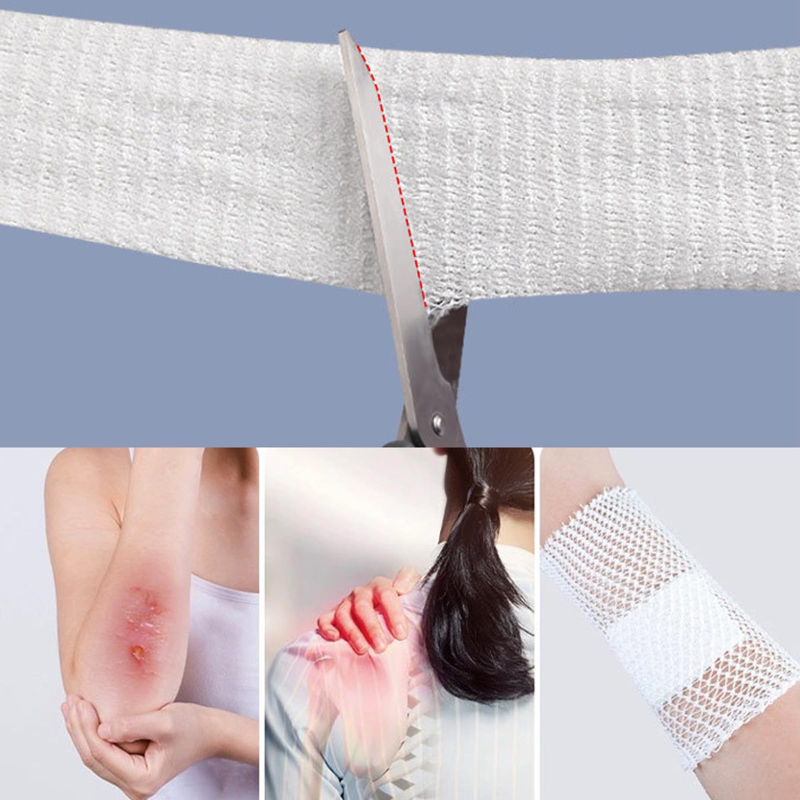 Bandage En Maille Tubulaire,Pansement en Maille élastique,Pansement Tubulaire élastique,Pansement Tubulaire élastique,Bandage en Tube Flexible Bandage en Tube en Maille Pansement en Maille Support