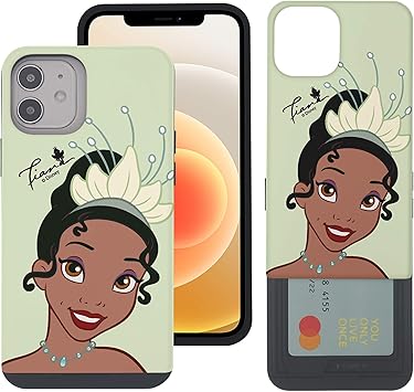 Amazon Co Jp Iphone 12 Mini ケース と互換性があります Disney Princess ディズニー プリンセスと魔法のキス カード スロット ダブル バンパー スマホ ケース アイフォン 12 ミニ ケース 5 4 面 ティアナ 並行輸入品 家電 カメラ