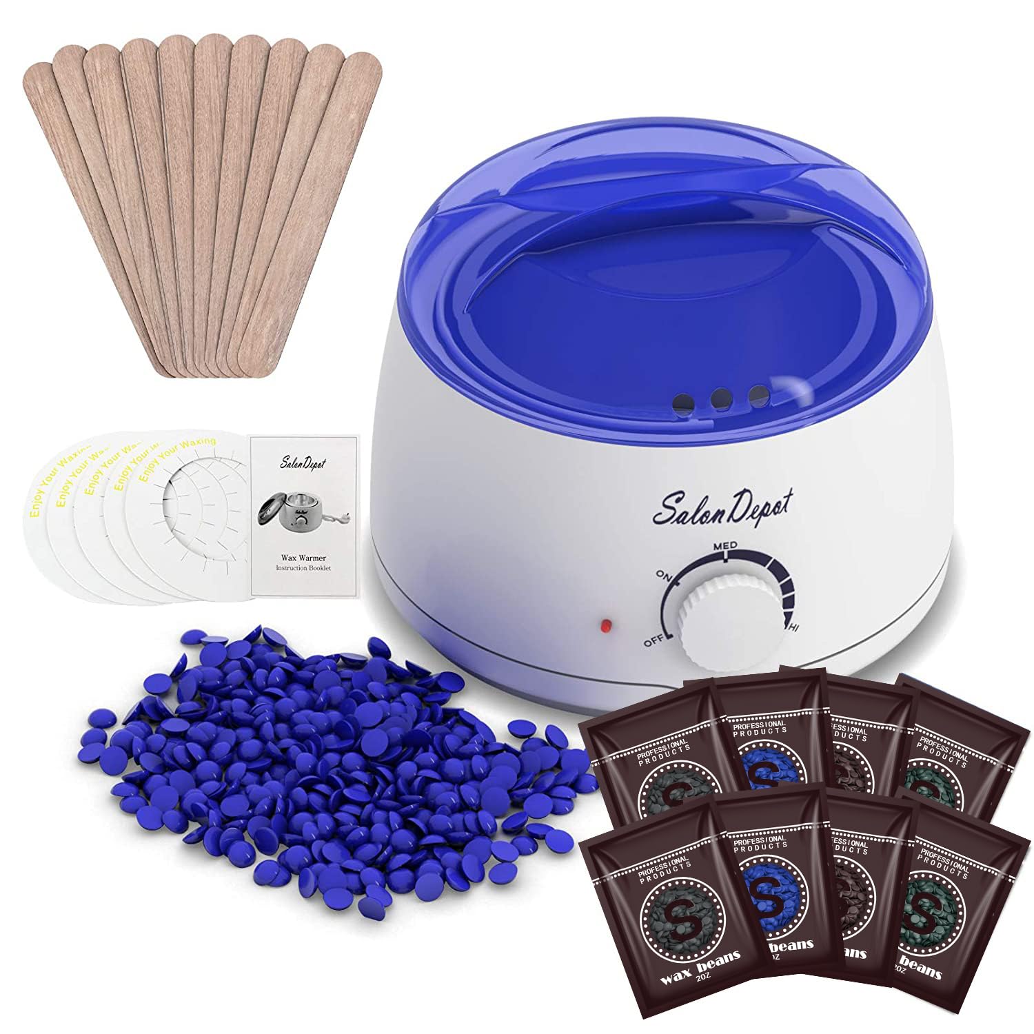 Waxing Kit Portable Wax Heater for Hair Removal Martinique Ubuy