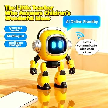 AI Robot - Digital Expression Bot, Gesture Response Unit, Adaptive Learning Companion, Creative Robotics Figure | Party Gift for Adults Kids Boys Girls Celebration Gatherings Events