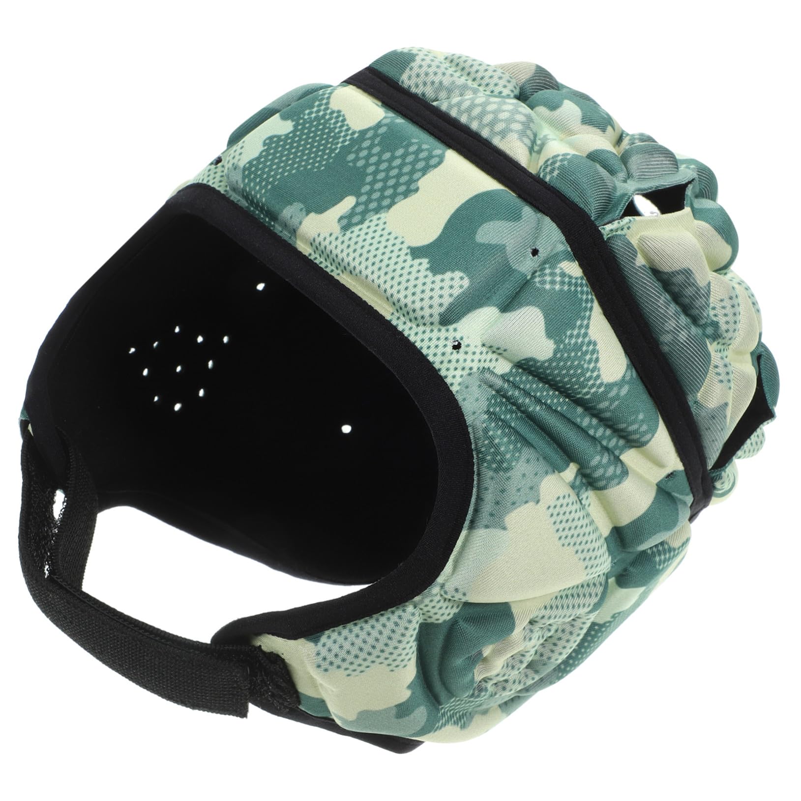 Casco Protector de Rugby Acolchado para Fútbol con Visera Diseño y Transpirable Estable para Jóvenes y Adultos Protección para